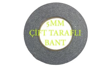 5mm Çift Taraflı Bant