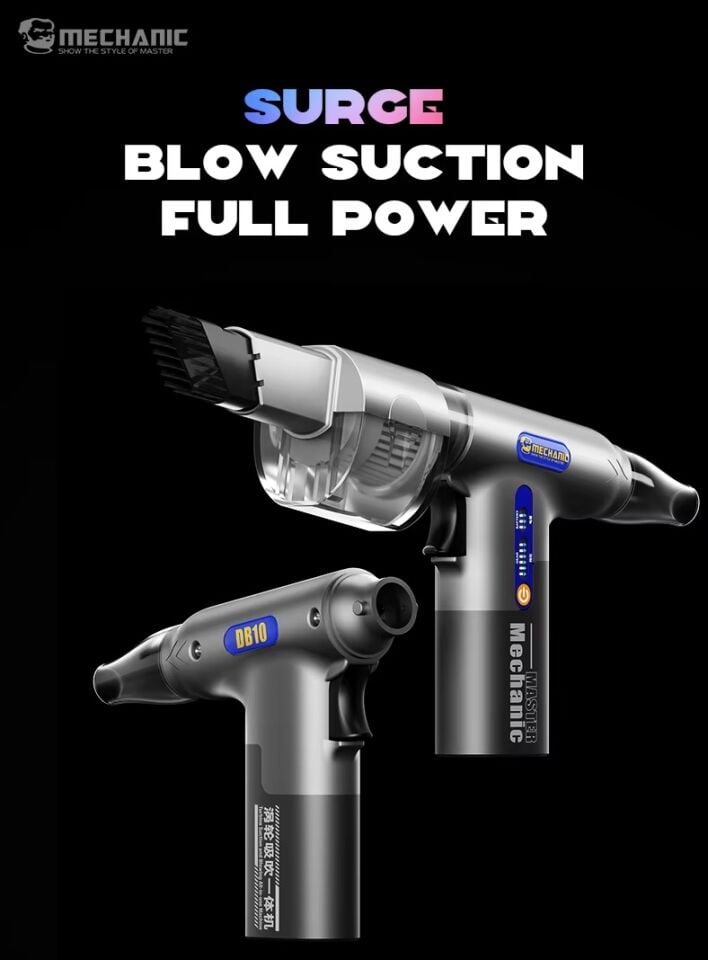 Mechanic DB10 Turbo Fan Hava Üfleme ve Çekme Makinesi