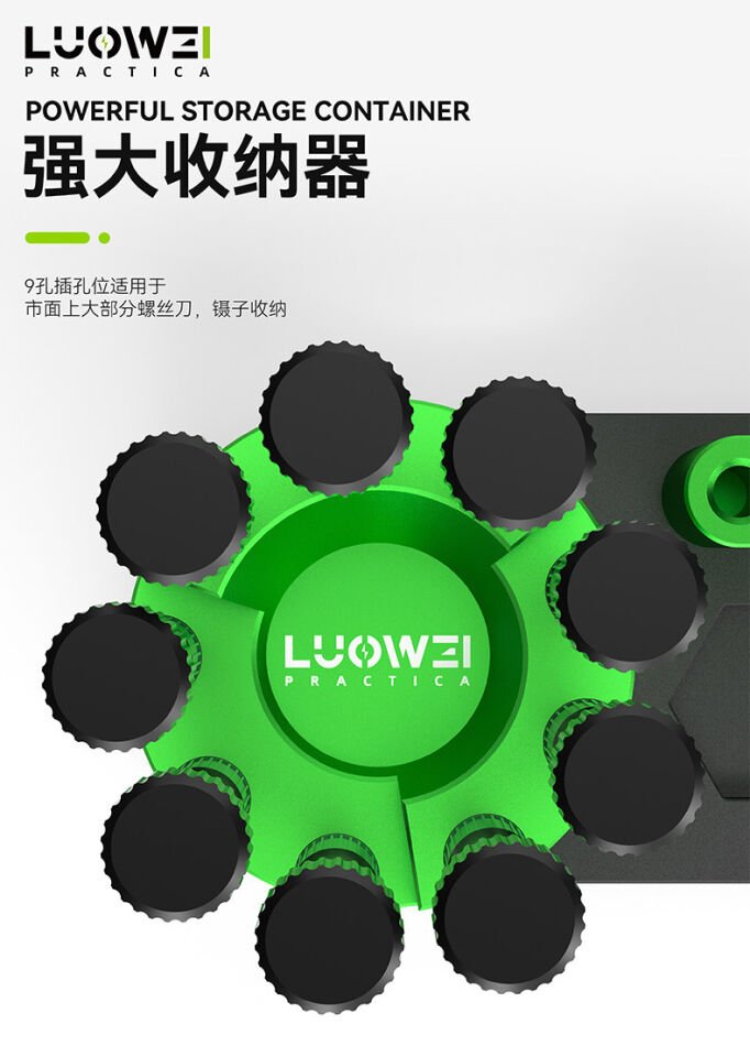 Luowei LW-316 360° Dönebilen Tornavidalık ve Cımbızlık