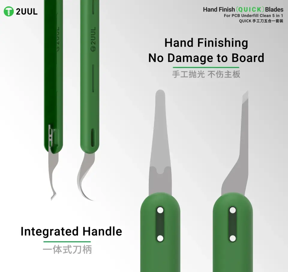 2UUL DA22 5’i 1 arada El Yapımı HIZLI Bıçak Seti