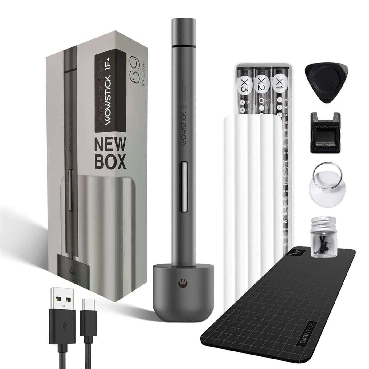 Wowstick 1F+ 69 Parça Şarj Edilebilir Hassas Tornavida Seti