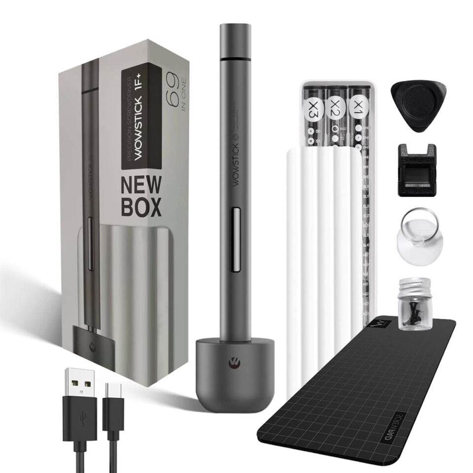 Wowstick 1F+ 69 Parça Şarj Edilebilir Hassas Tornavida Seti