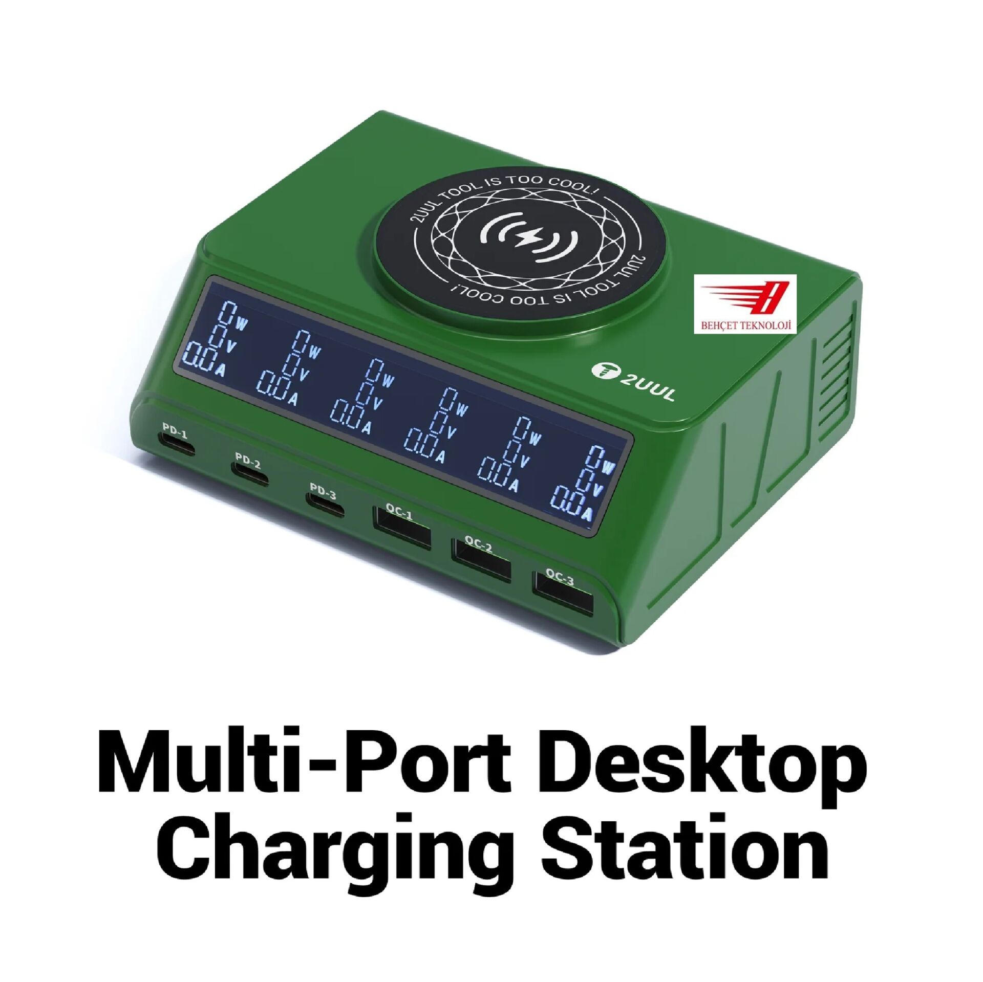 2UUL PC11 PD + QC 110W Çoklu Şarj İstasyonu