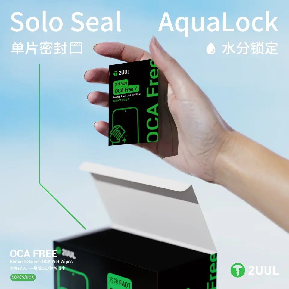 2UUL FA01 Oca Temizleme Mendili 50'li