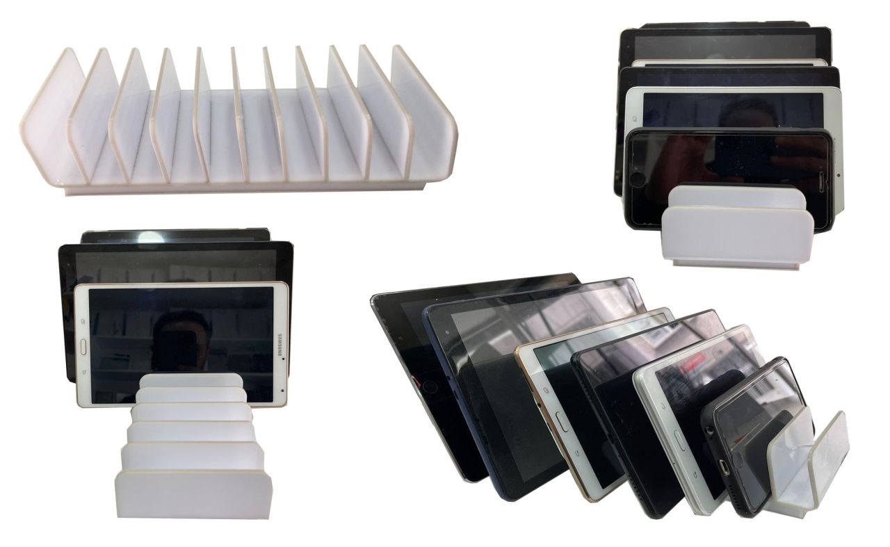 Telefon Tablet Ayaklı Stand 10 Bölmeli