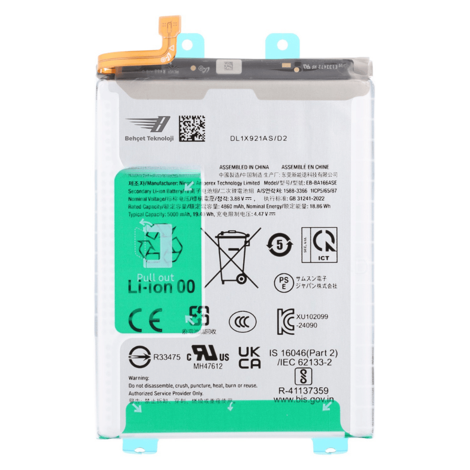 Samsung Galaxy A16 4G / SM-A165 SM-A165F Batarya Pil