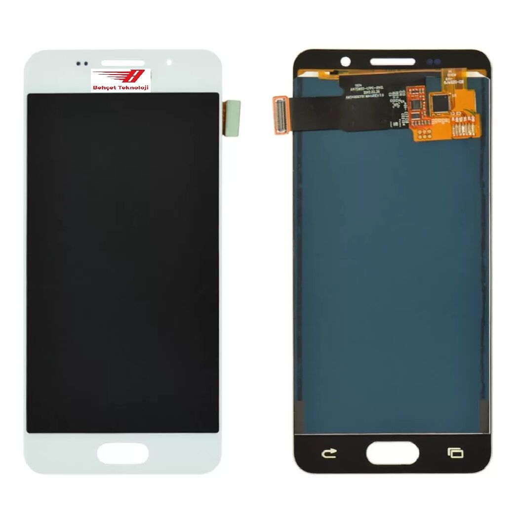 Samsung Galaxy A3 2016 SM-A310 Lcd Ekran Dokunmatik Orijinal Çıtasız Beyaz