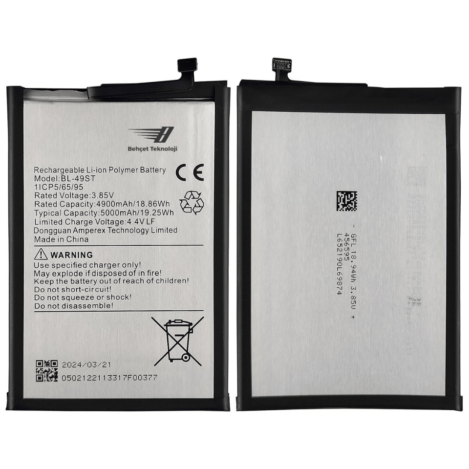 Tecno Spark 10 4G Batarya Pil