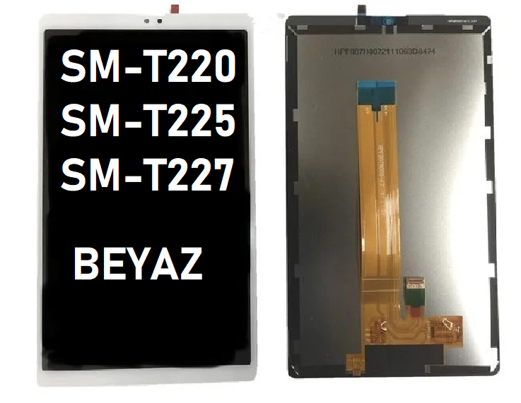 Samsung Galaxy Tab A7 Lite SM-T220 T225 T227 Lcd Ekran Dokunmatik Takım Beyaz