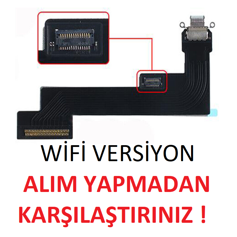 Apple İpad Air 4 A2316 A2324 A2325 A2072 Şarj Soketi Flex WİFİ VERSİYON