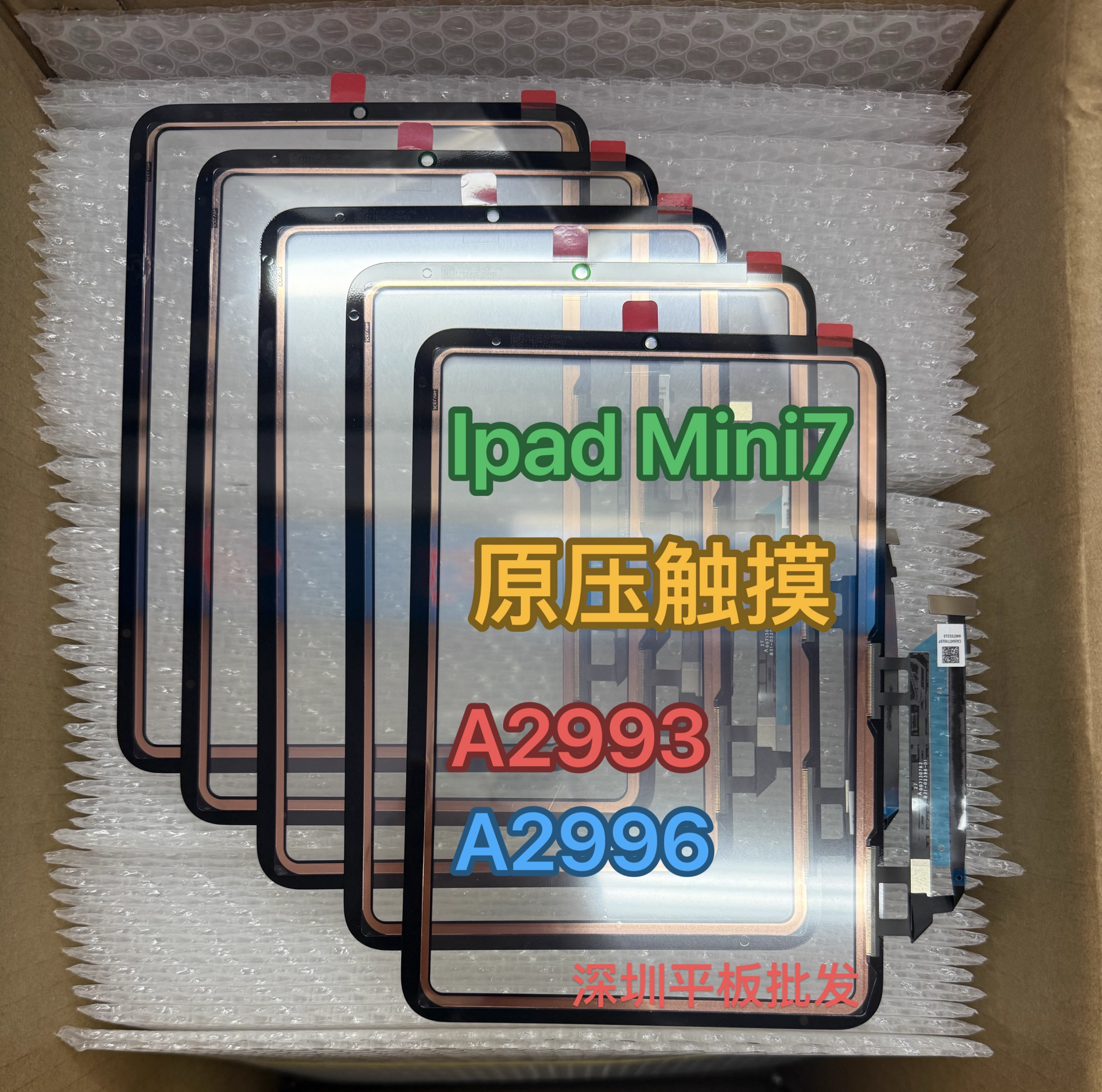 iPad Mini 7 A2993 A2995 A2996 Dokunmatik Lens Ocalı