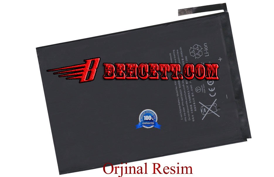 Apple Ipad A1432 Pil Batarya