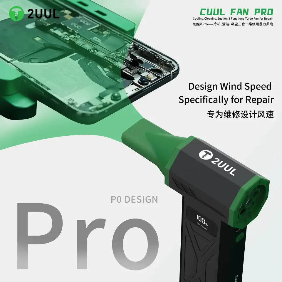 2UUL DA970 Cuul Fan Pro Çok Fonksiyonlu Turbo Fan