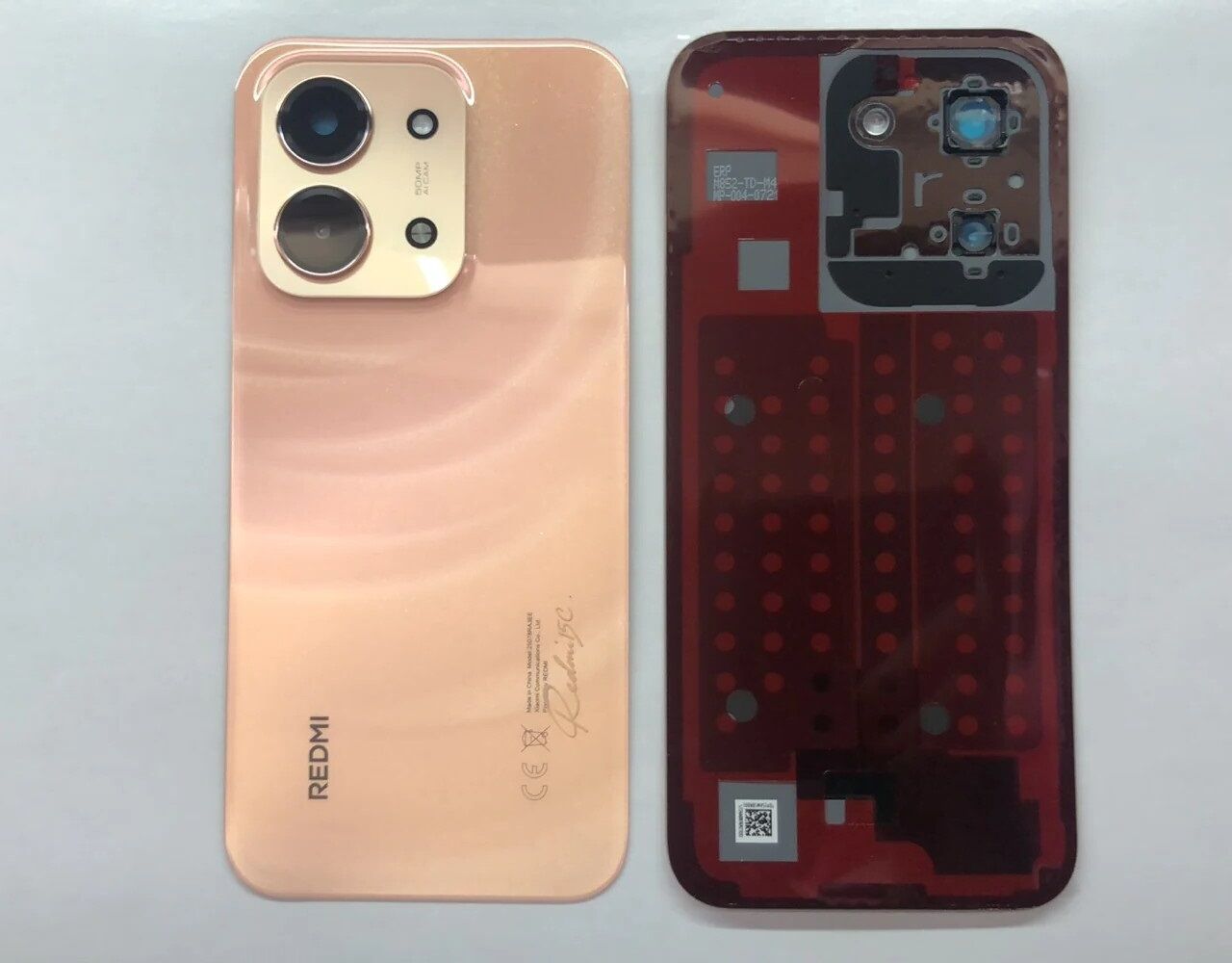 Xiaomi Redmi 15C 5G Arka Kapak Pil Kapağı Turuncu