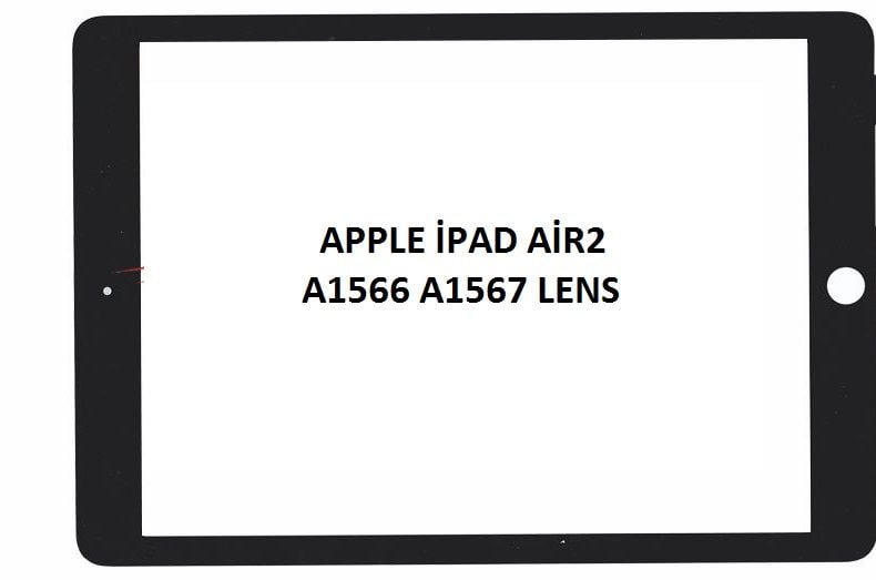 İpad Air 2 A1566 A1567 Lens Siyah