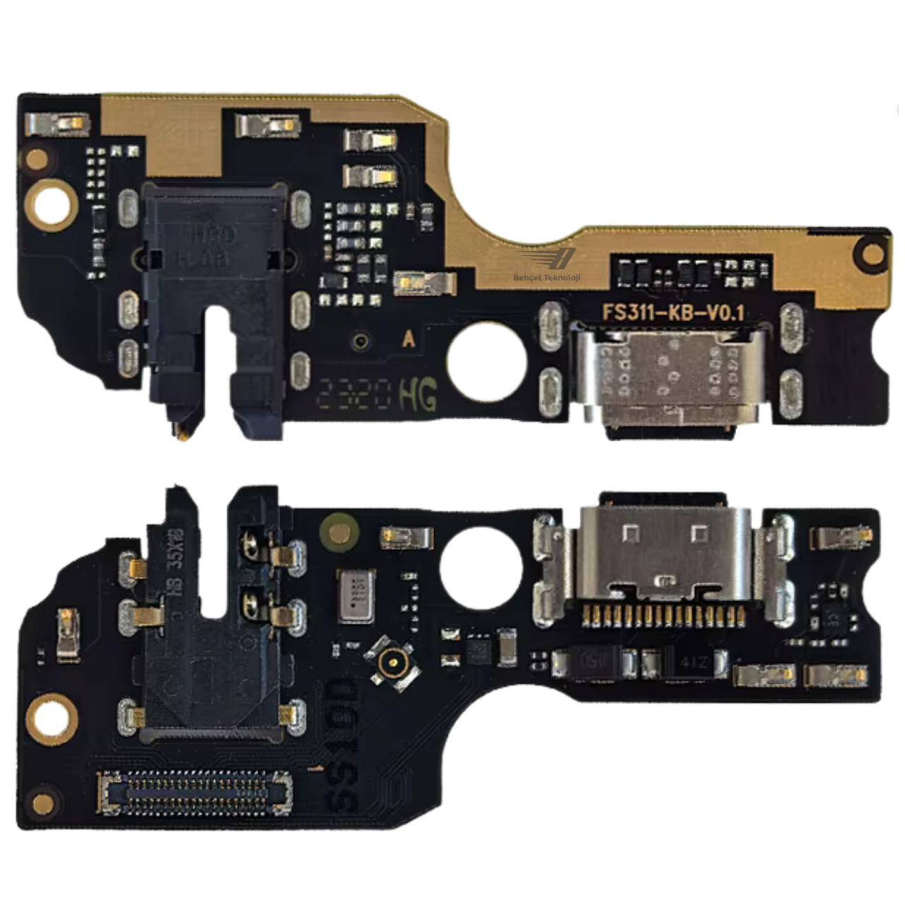 FS311-KB-V0.1 Kodlu Şarj Soketi Bordu