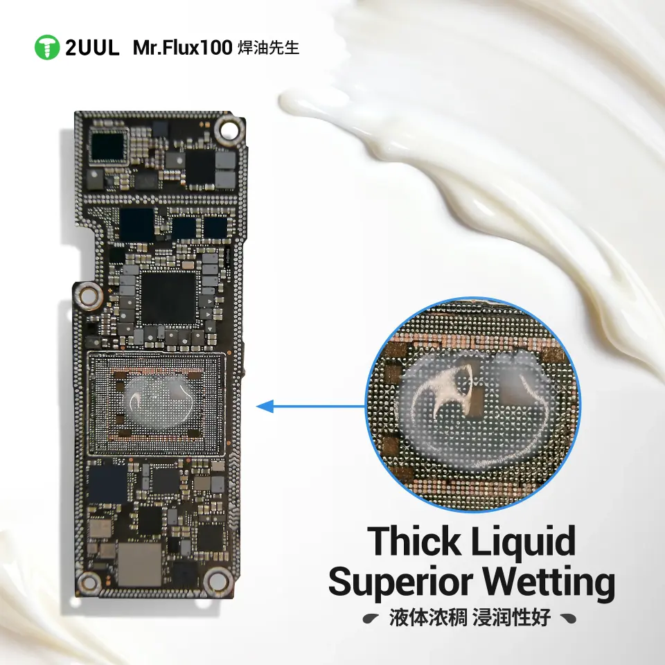 2UUL SC19 Mr. Flux 100 PCB Onarımı Lehim Pastası 100g