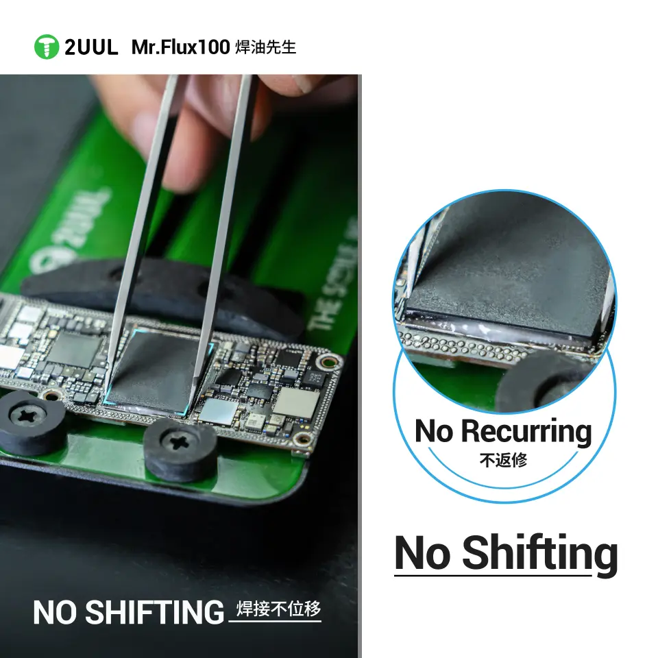 2UUL SC19 Mr. Flux 100 PCB Onarımı Lehim Pastası 100g