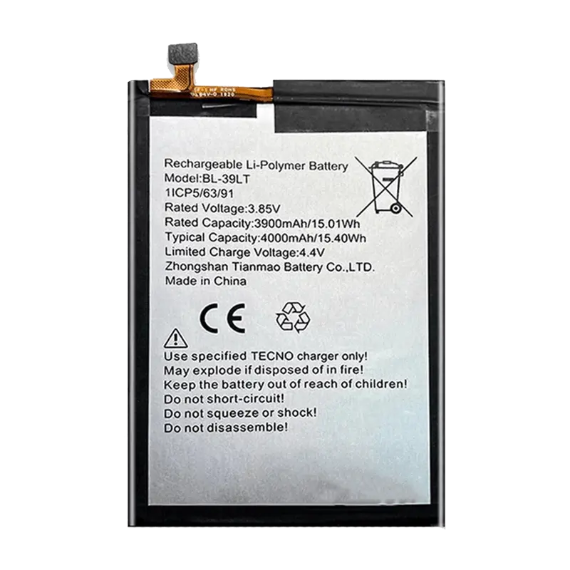 Tecno Spark 4 Lite Batarya Pil
