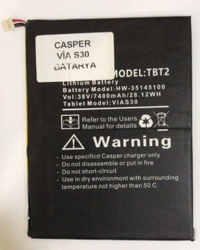 Casper Via L30 S30 Pil Batarya