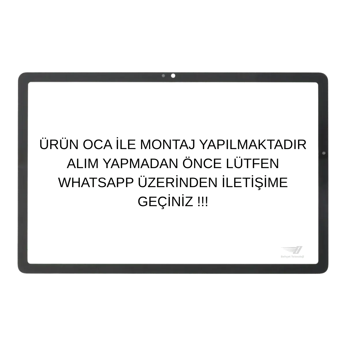 Samsung Galaxy Tab A9 Plus SM-X215 Ön Cam Lens Ocalı