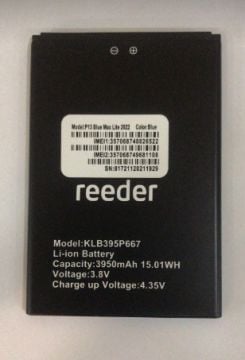 Reeder P13 Blue 2022 Batarya Pil