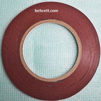 Çift Taraflı Slikonlu Kalın Bant 10mm