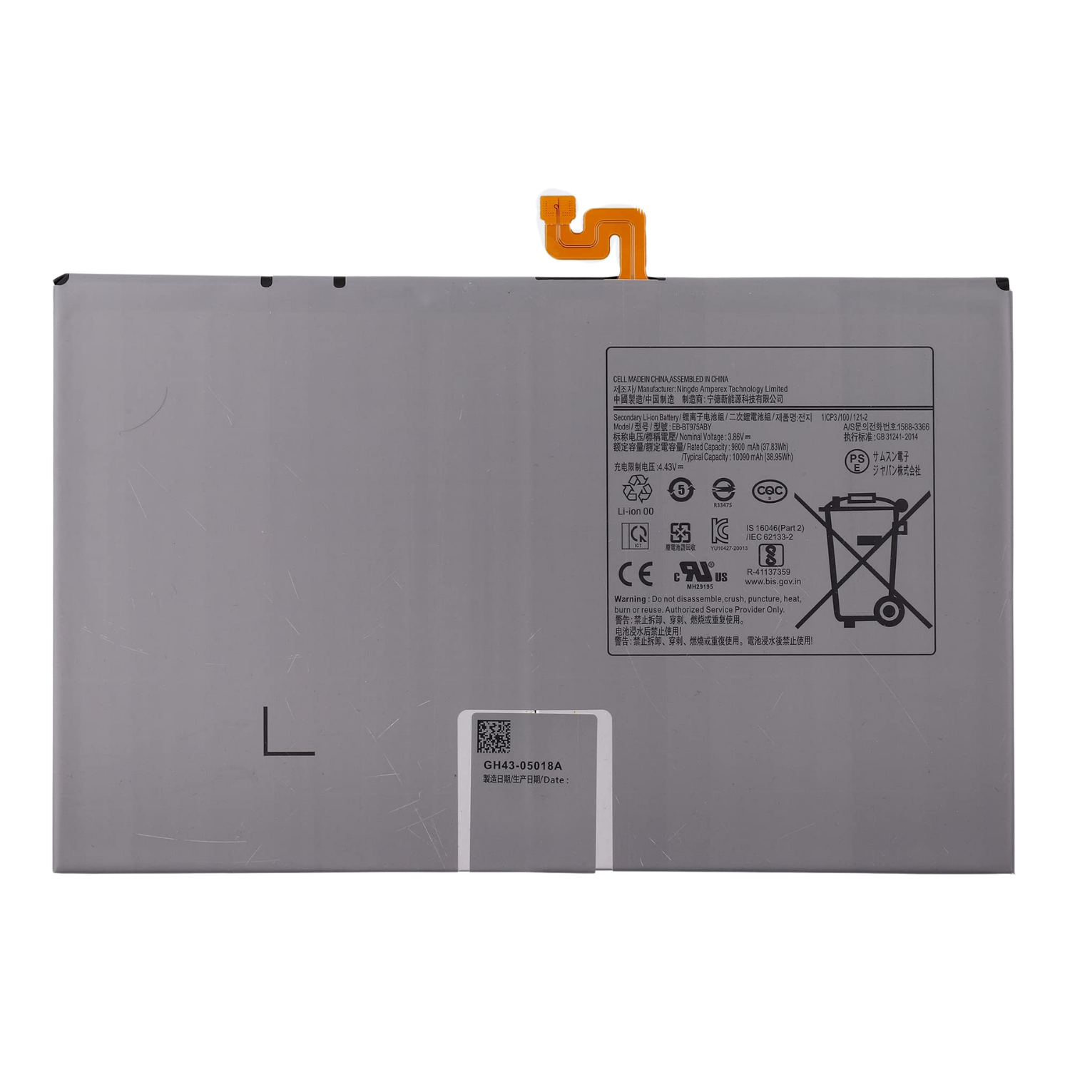 EB-BT975ABY Kodlu Tablet Batarya Pil