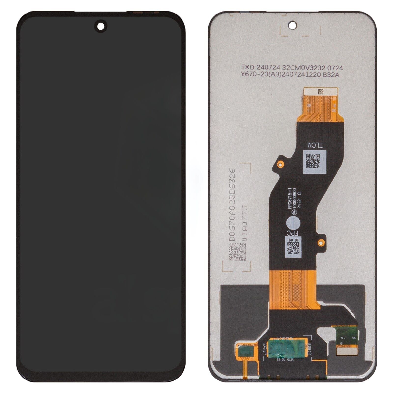 Tecno Spark 30C 5G KL8H Lcd Ekran Dokunmatik Çıtasız