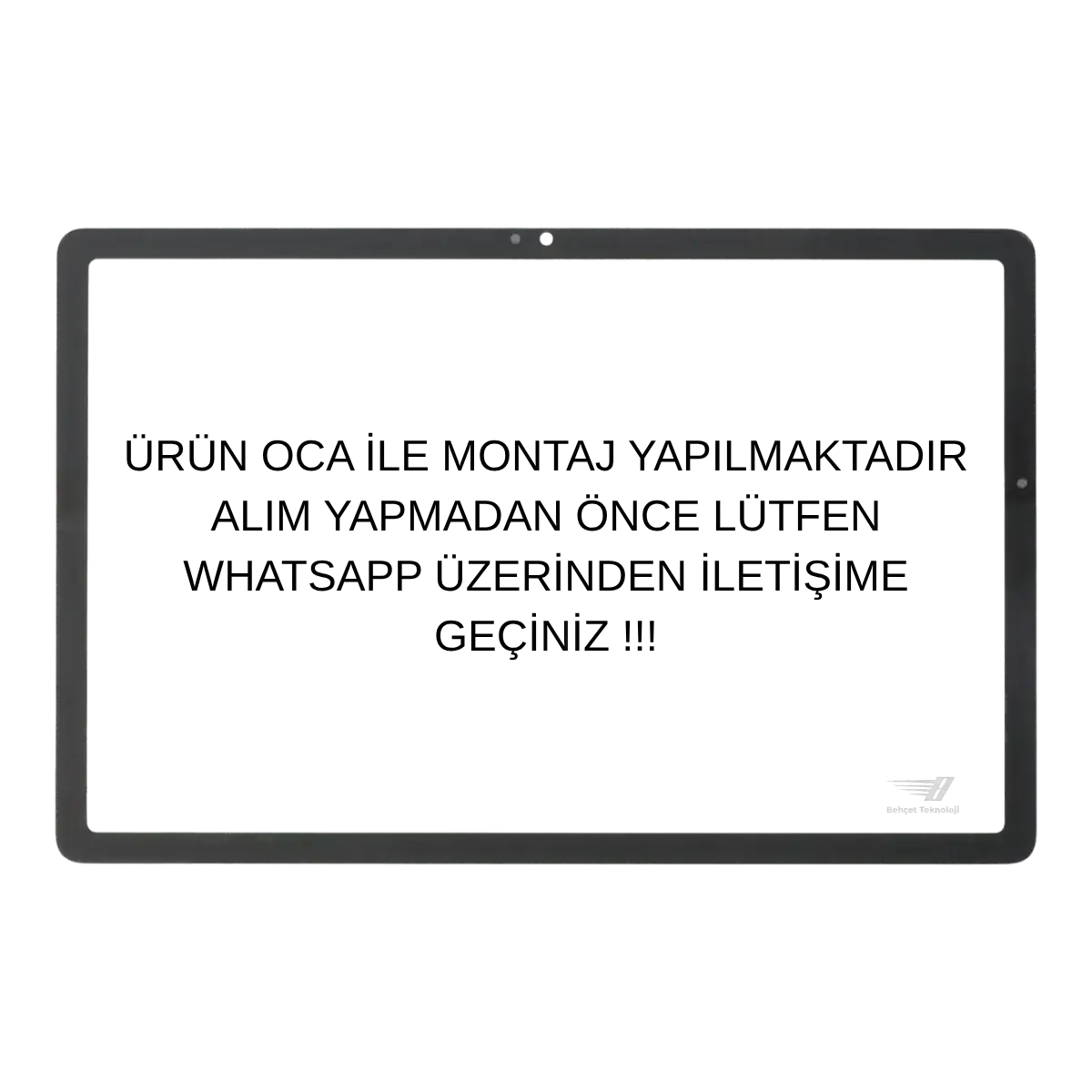 Samsung Galaxy Tab A9 Plus SM-X218B Ön Cam Lens Ocalı
