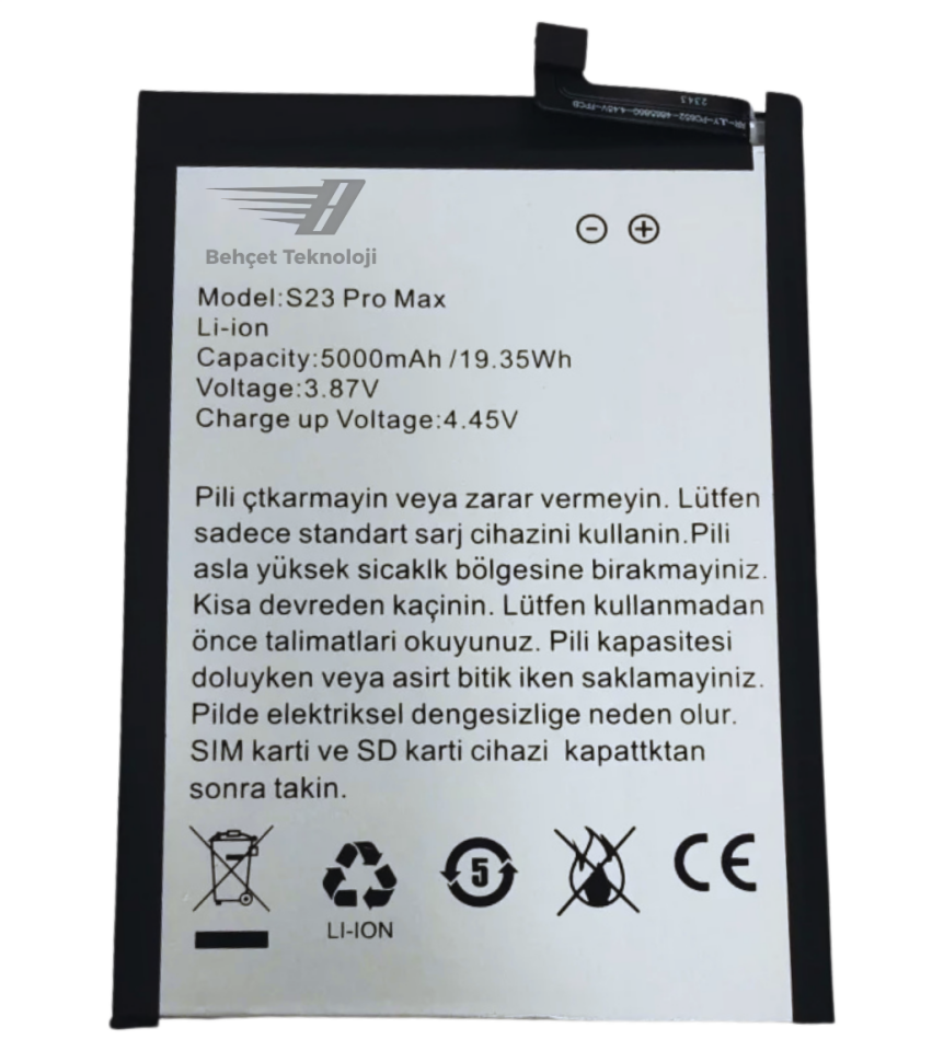 Reeder S23 Pro Max Batarya Pil