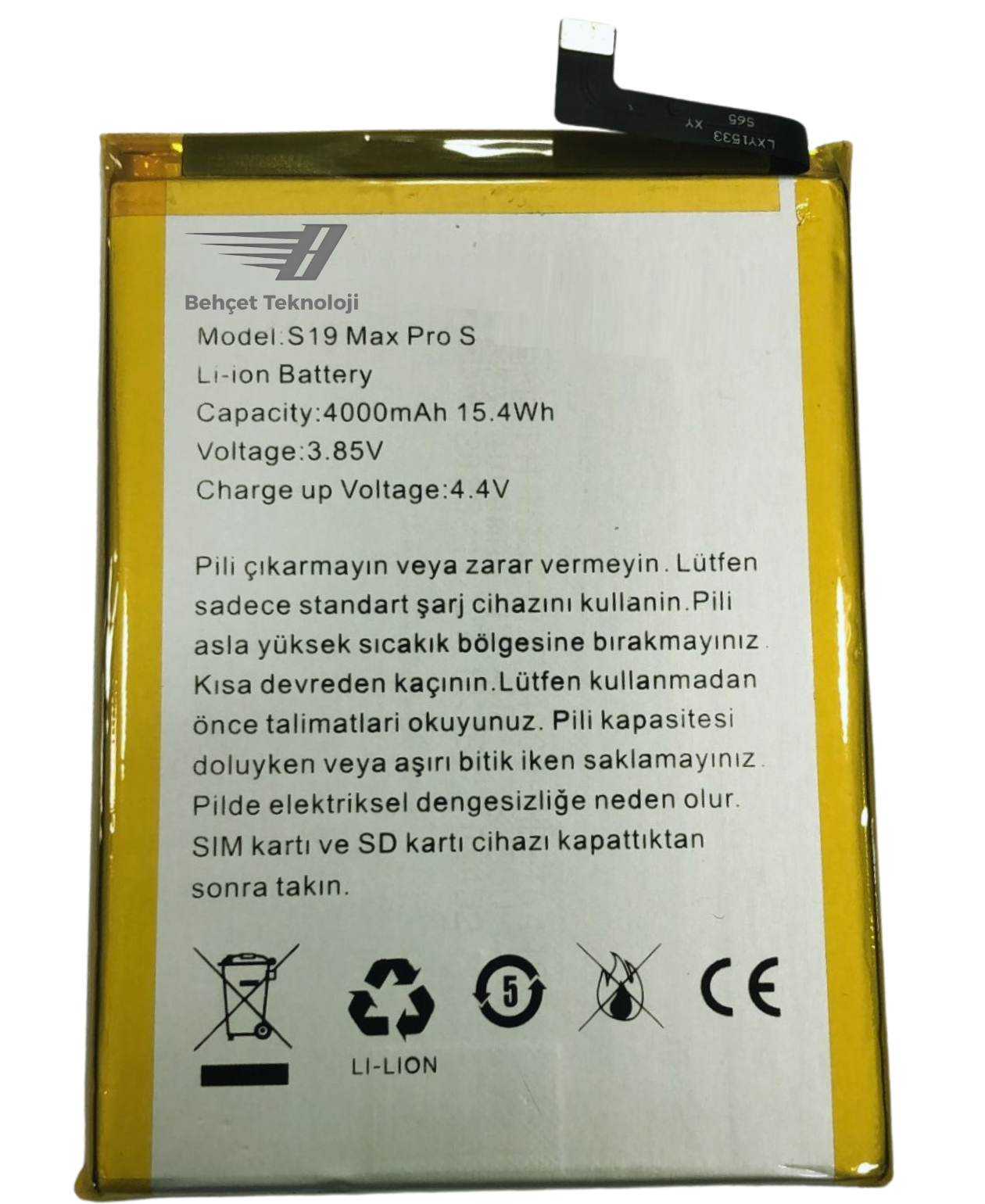 Reeder S19 Max Pro S Batarya Pil