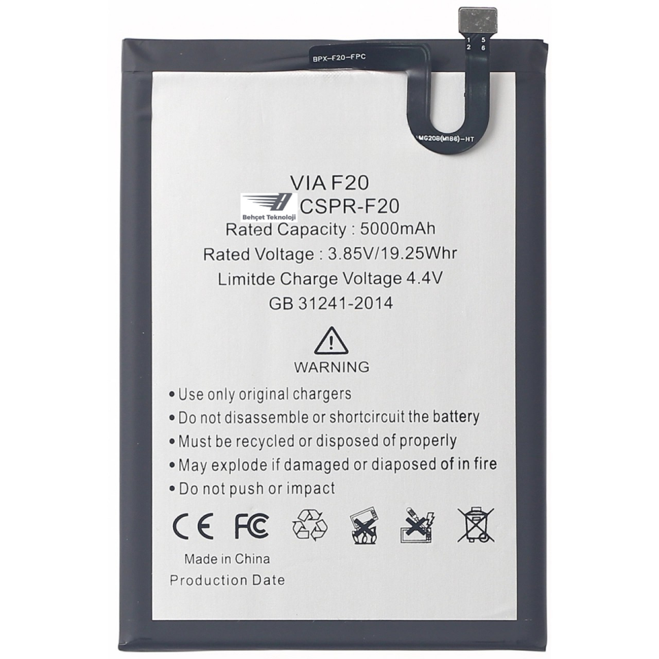 Casper Via F20 Batarya Pil