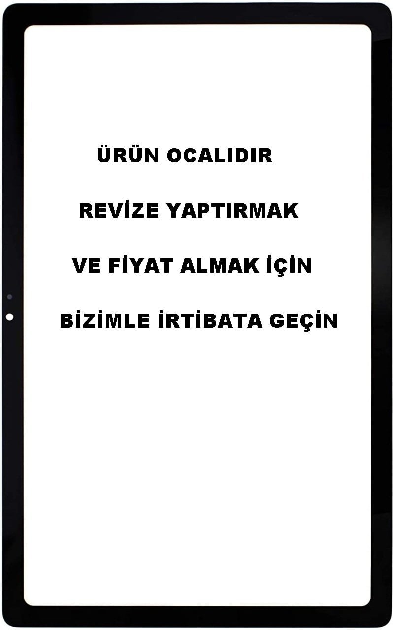 Samsung Galaxy Tab A7 SM-T500 SM-T505 SM-T507 Ön Cam Lens Ocalı SİYAH