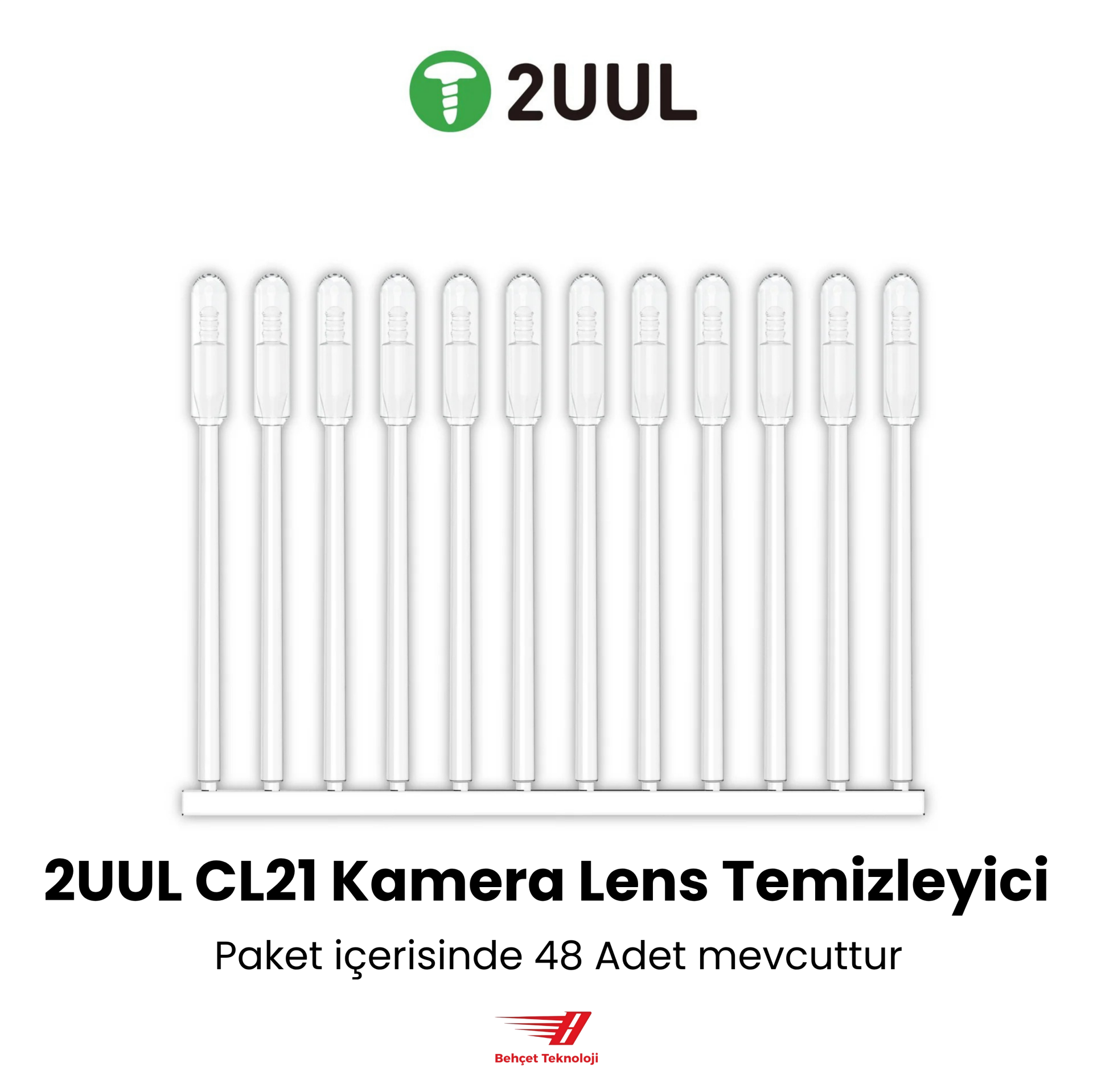 2UUL CL21 Kamera Lens Temizleyici Çubuk