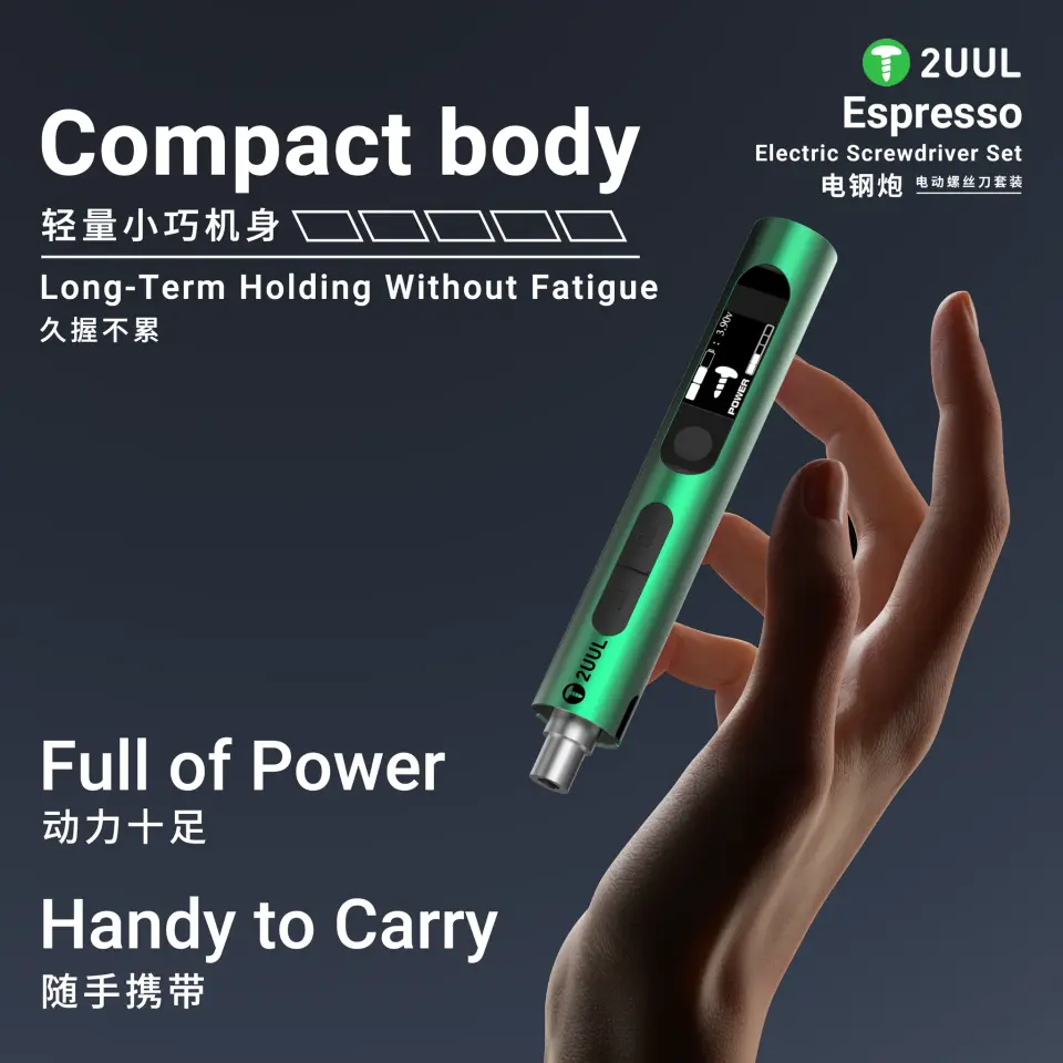 2UUL SD11 Espresso Elektrikli Tornavida Seti