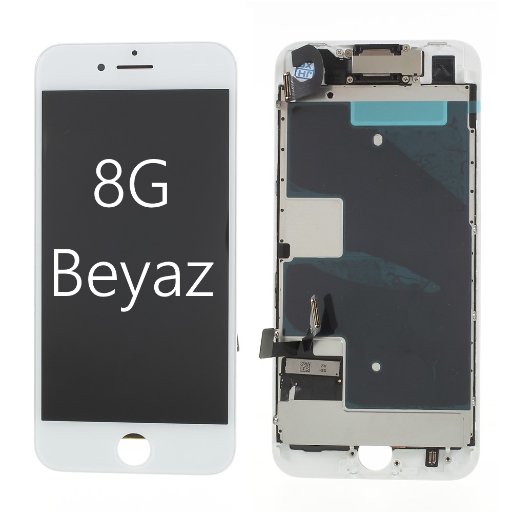 iPhone 8 / 8G Lcd Ekran Dokunmatik A++ Kalite BEYAZ