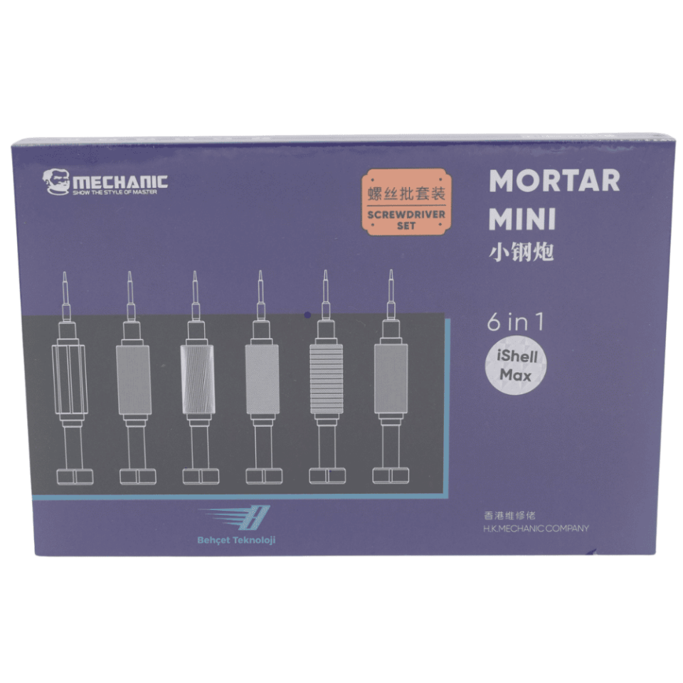 Mechanic Mortar Mini Tornavida Seti 6 in 1