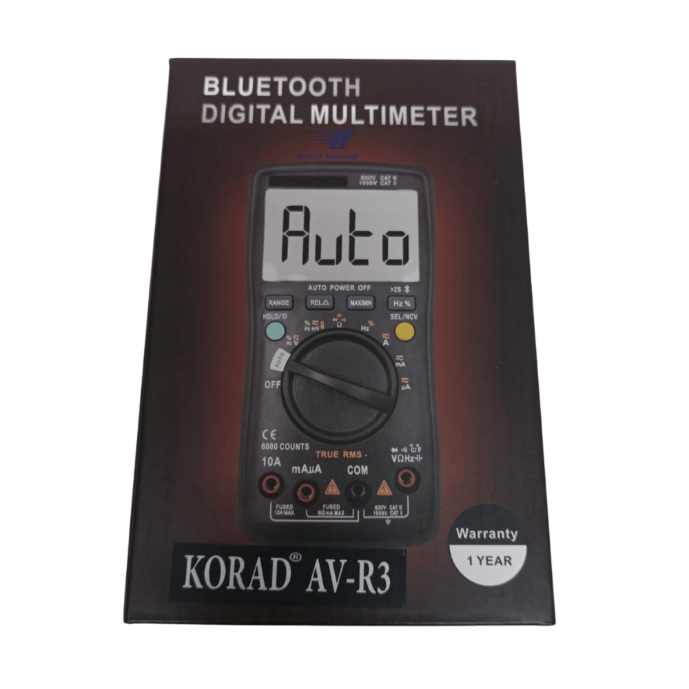 Korad AV-R1 Bluetoothlu Ölçü Aleti Dijital Multimetre