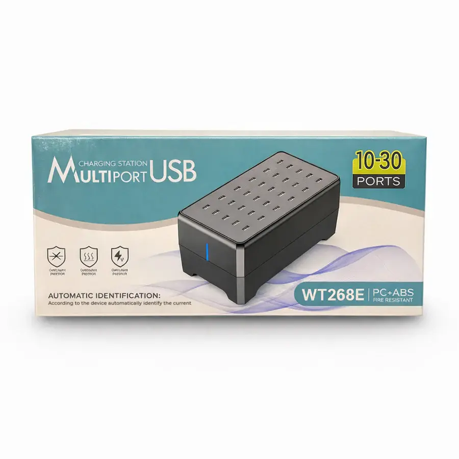 WT268E 150W Çoklu Bağlantı Noktalı USB Şarj İstasyonu