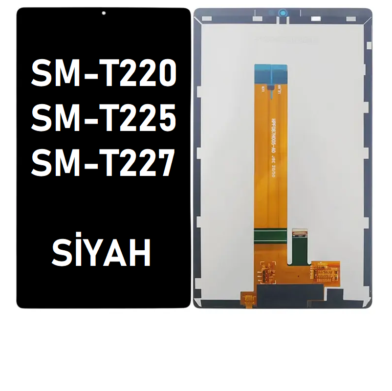 Samsung Galaxy Tab A7 Lite SM-T220 T225 T227 Lcd Ekran Dokunmatik Takım SİYAH