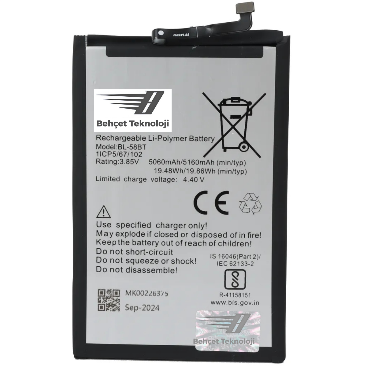 Tecno Spark 6 Air Batarya Pil