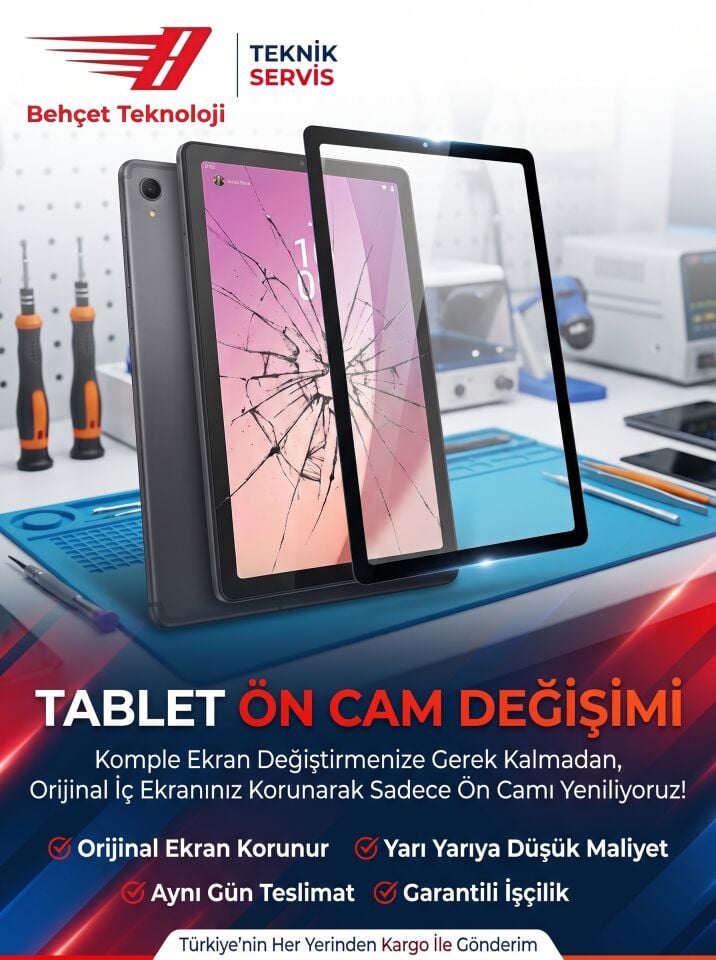 Samsung Galaxy Tab A7 SM-T500 Ön Cam Değişimi