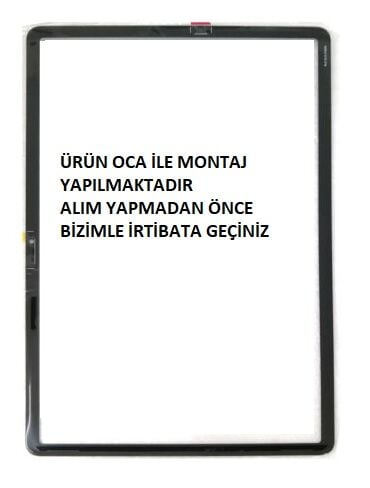 Samsung Galaxy Tab S7 Plus SM-T970 T975 T976 Ön Cam Lens Ocalı