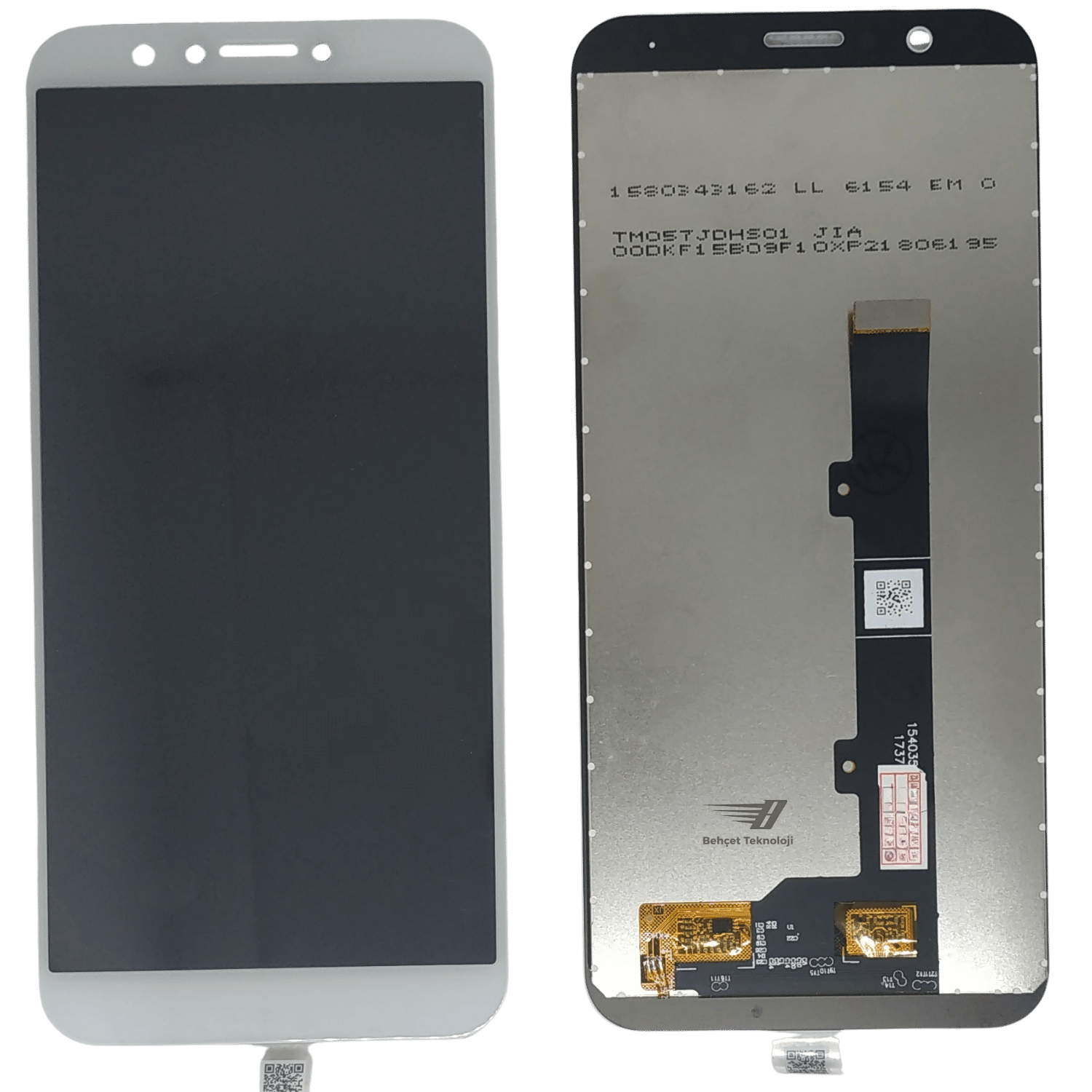 General Mobile GM 8 Lcd Ekran Dokunmatik Beyaz Çıtasız