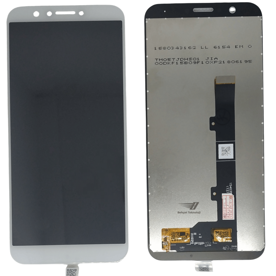 General Mobile GM 8 Lcd Ekran Dokunmatik Beyaz Çıtasız