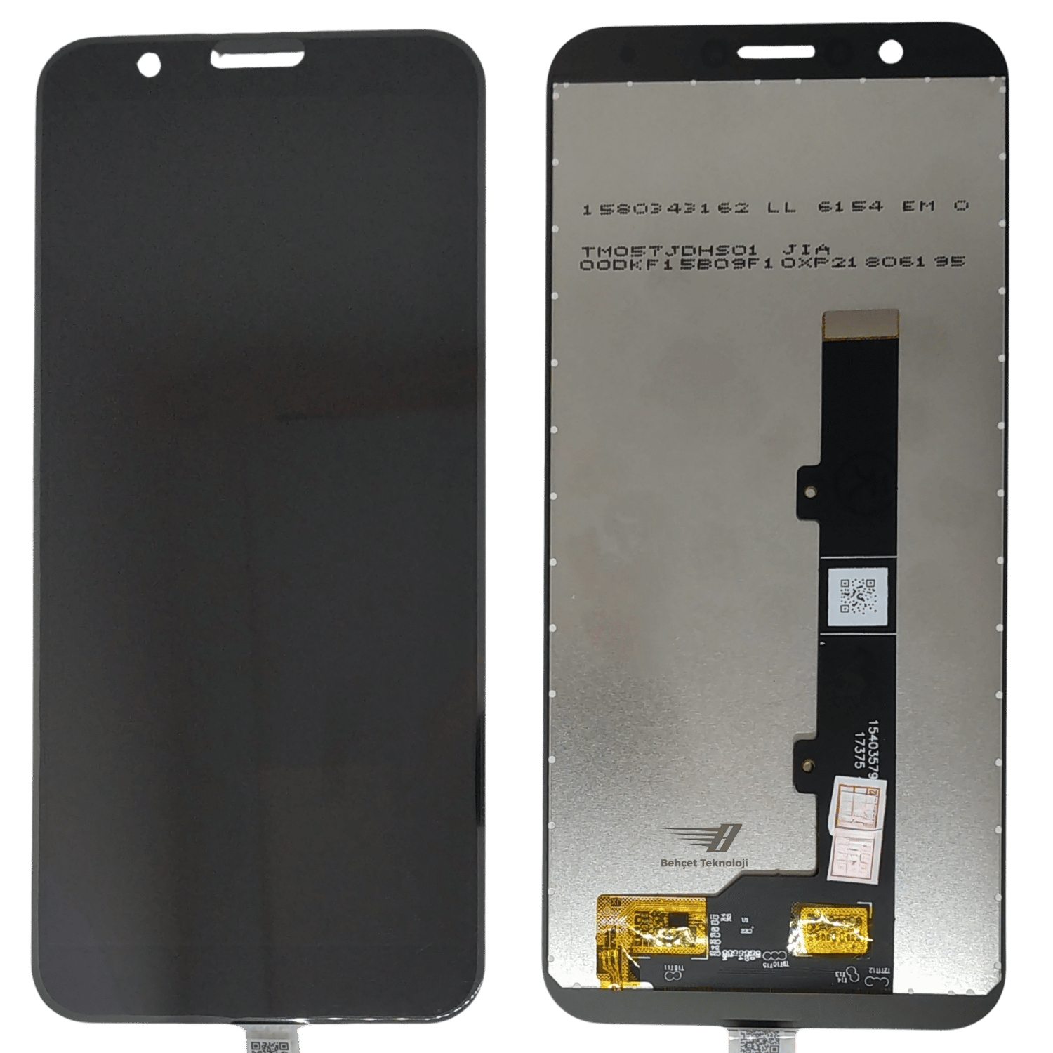 General Mobile GM 8 Lcd Ekran Dokunmatik Siyah Çıtasız