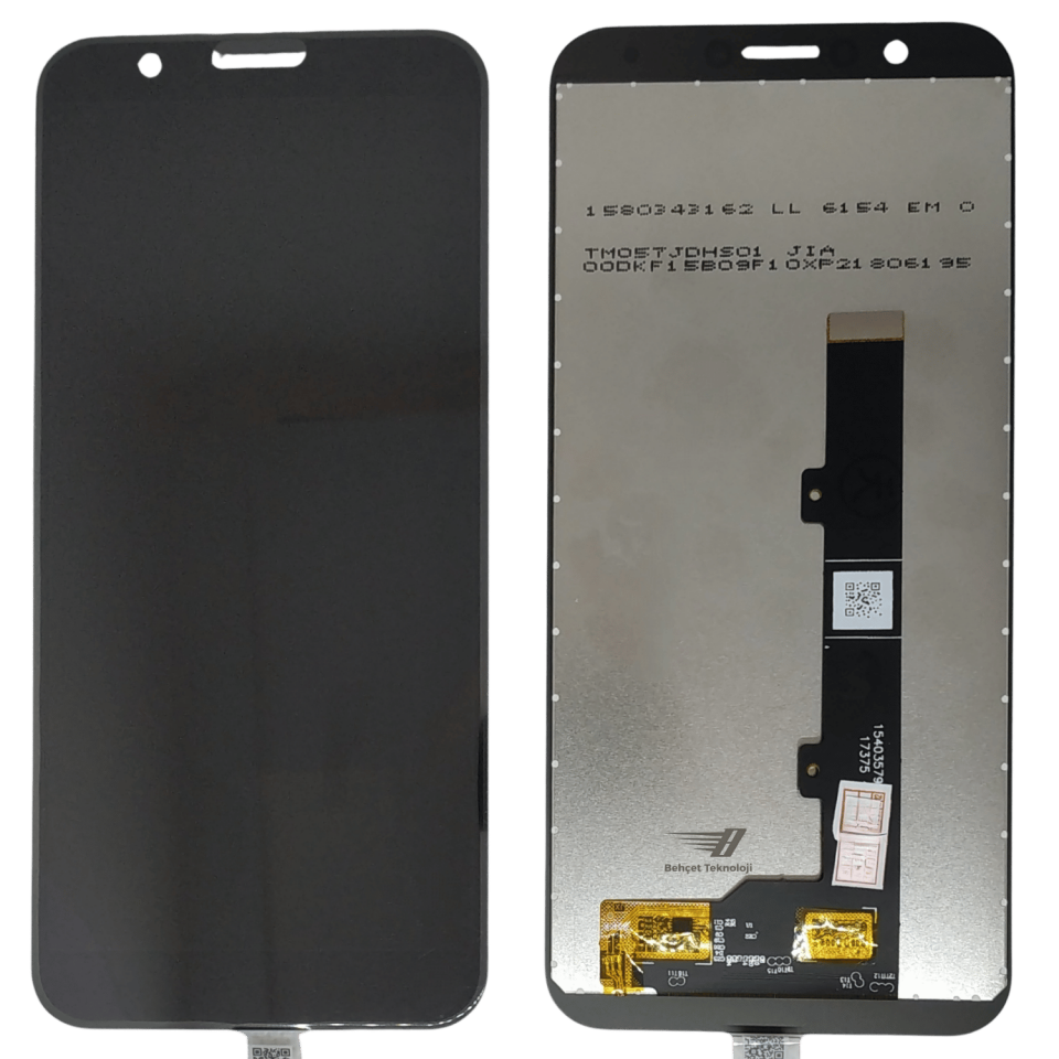 General Mobile GM 8 Lcd Ekran Dokunmatik Siyah Çıtasız