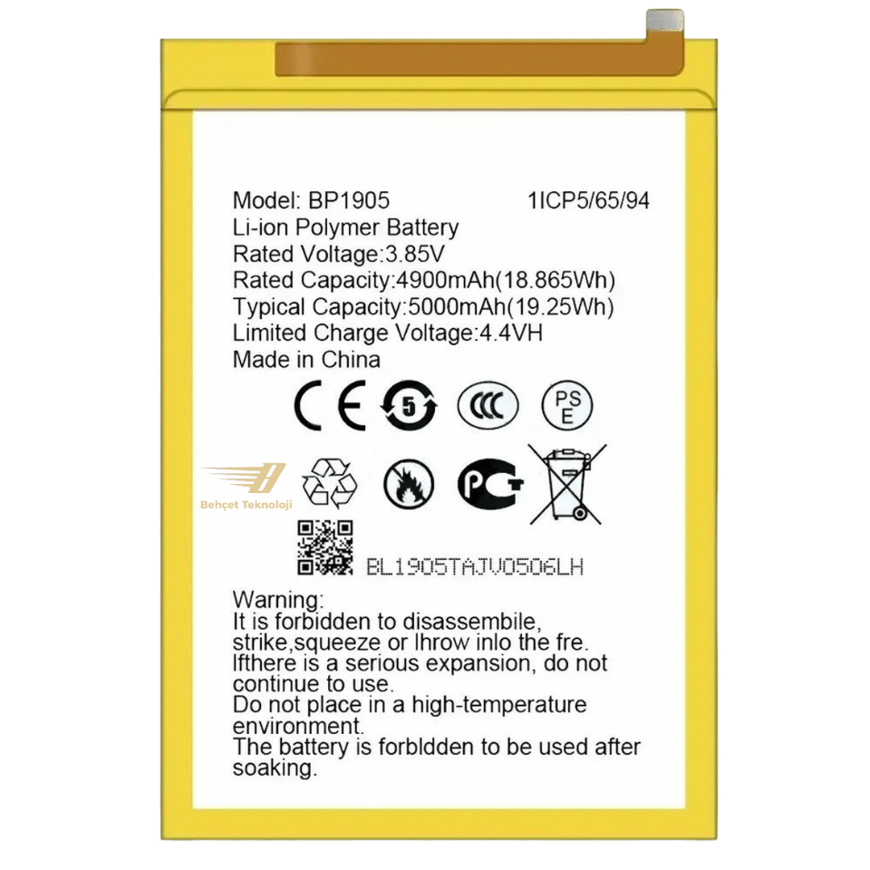 Omix X600 BP1905 Batarya Pil