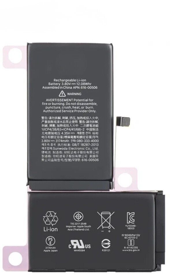 Apple iPhone XS Max Batarya Pil A++ Kalite Foxconn